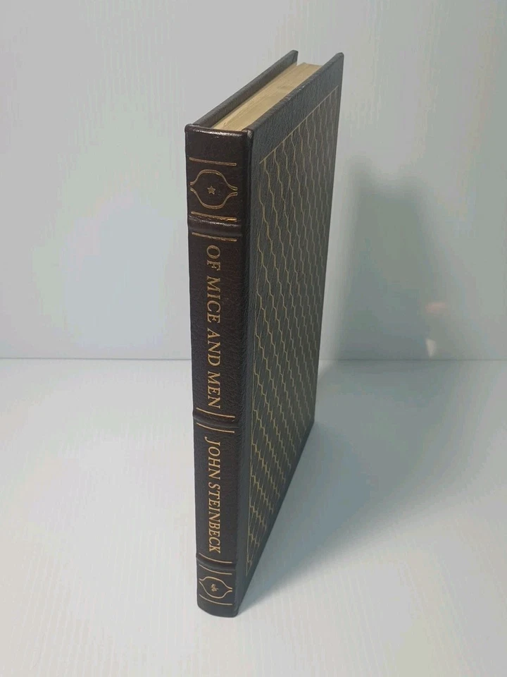 Easton Press OF MICE AND MEN By John Steinbeck 1977 Leather Bound  Foto 2 de 4