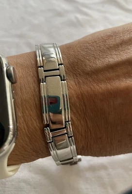 bracelet homme acier inoxydable NEUF/8049v2 - Photo 1/4
