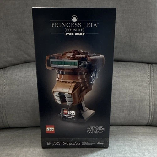 LEGO Star Wars Princess Leia (Boushh) Helmet 75351 Complete Set 670 pcs