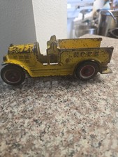 Early Kenton Kentontoys Cast Iron Yellow Hose Fire Truck