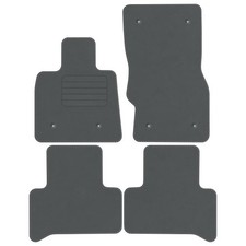 Veloursfußmatten für Alfa Romeo Stelvio ab Bj. 2017 Passend Automatten GRAU PREM