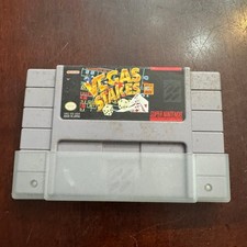 Vegas Stakes Super Nintendo SNES Game Cartridge SNS-VS-USA Authentic Nintendo
