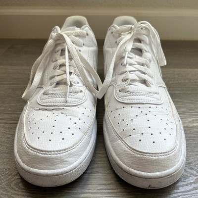 Men's Court Vision Low Sneaker White Size 11