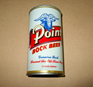 Point Bock Beer In Red Can SS Steel Bottom Opened