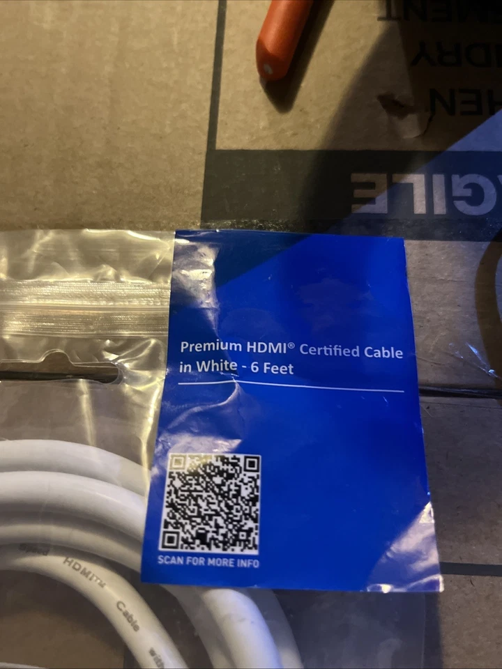 Cable Matters 300010-6-US 6ft 6' HDMI White Male to Male - Certified Premium - Image 2 of 4