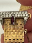 VINTAGE heavy 14k  GOLD BELT BUCKLE GOLD BRACELET WITH RUBIES AND DIAMONDS — photo 5