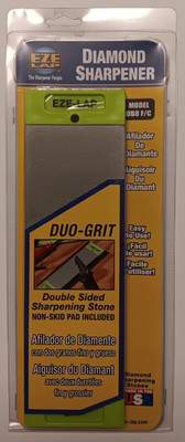 EZE-LAP Double-Sided Diamond Stone Fine 600 & Coarse 250 Grits 3'' x 8'' DD8 F/C