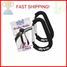 Stroller Hooks for Hanging Diaper Bags - Mommy Stroller Clip and Stroller Access