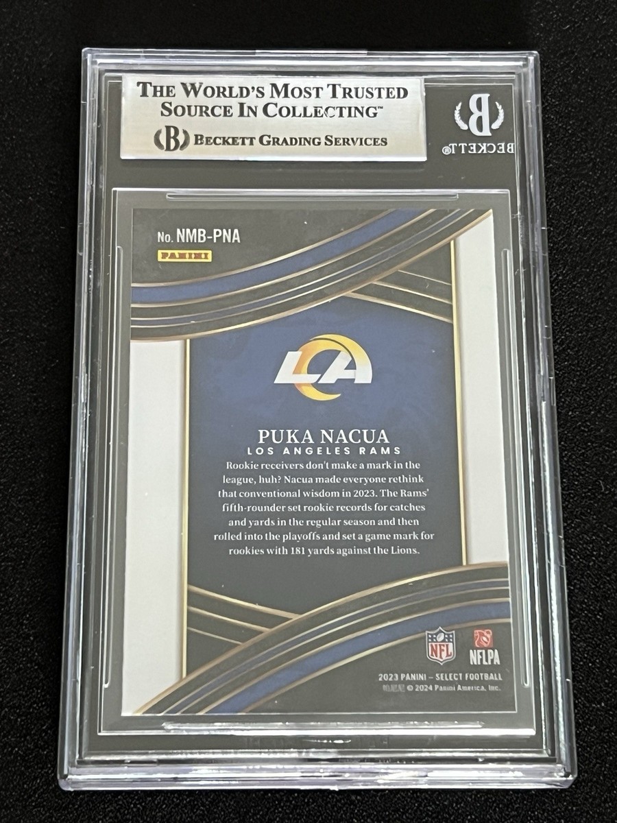 ⭐️nao⭐️ 2023 Panini Select - Select Numbers Puka Nacua #NMB-PNA (RC) for