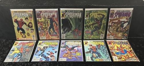 Marvel Comics the Amazing Spider-Man 1999, #1-9, 10 Book Run, all books NM