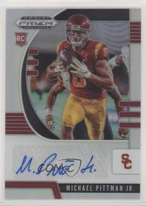 2020 Panini Prizm Draft Picks Rookies Silver Michael Pittman Jr Rookie Auto RC