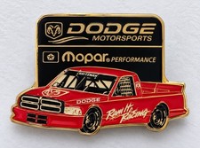 Dodge Motorsports Mopar Performance Dodge Ram Nascar Truck Series Lapel Pin Red