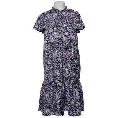 Ichi, Kleid, Größe: S, Lila/Mehrfarbig, Polyester, Print, Damen #exr