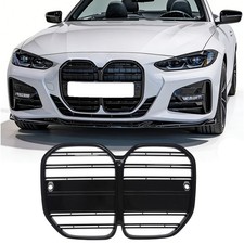 NIEREN GRILL ZIERGITTER PASSEND FÜR BMW  4er G22 G23 OHNE ACC DOPPELSTEG SCHWARZ