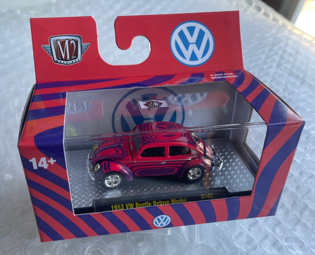 New M2 Machines Rare 1953 Volkswagen Beetle Deluxe Psychedelic