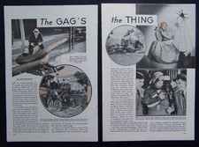 Hal Roach MGM Oliver and Hardy Comedy Gags Special Effects 1935 pictorial Hal Roach MGM Oliver and Hardy Comedy Gags Special Effects 1935 pictorial