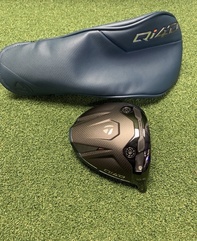 TaylorMade Qi4D Driver Head 10.5° Carbon Graphite, Black/Gray