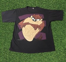 Vintage 1994 Taz Tasmanian Devil Warner Bros Graphic T Shirt XL USA College Ware