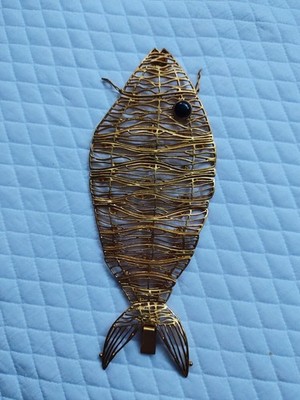 ZARA FISCH ARMBAND GOLDFARBEN DRAHT WICKELN FISCHMANSCHETTE