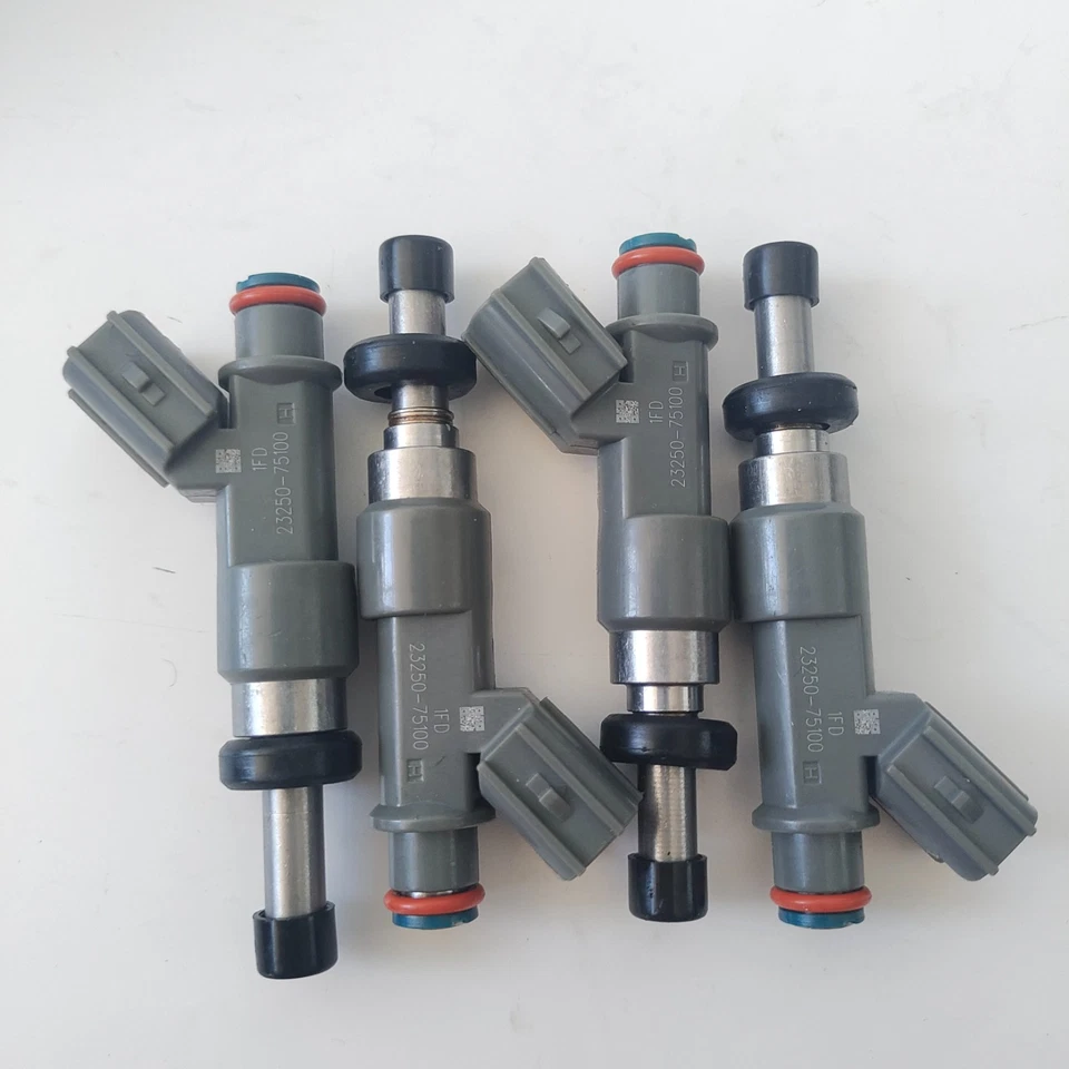4PCS NEW DENSO 23250-75100 Fuel Injectors For 2005-16 Toyota Tacoma 2.7L I4 - Image 2 of 4
