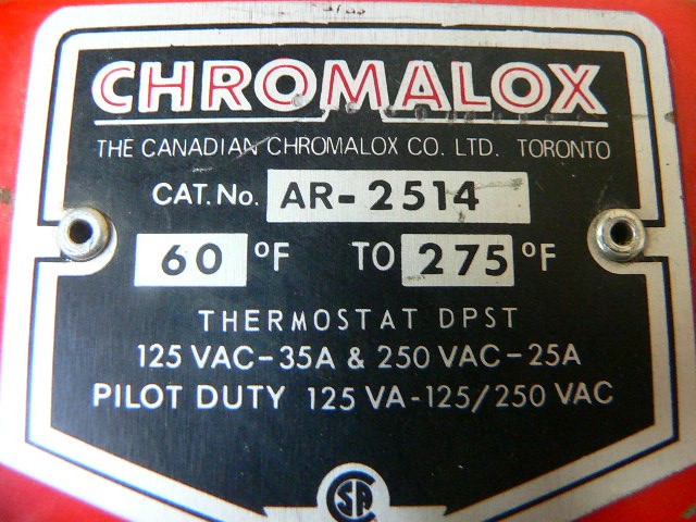 Chromalox Ar-2514 Temperature Controller