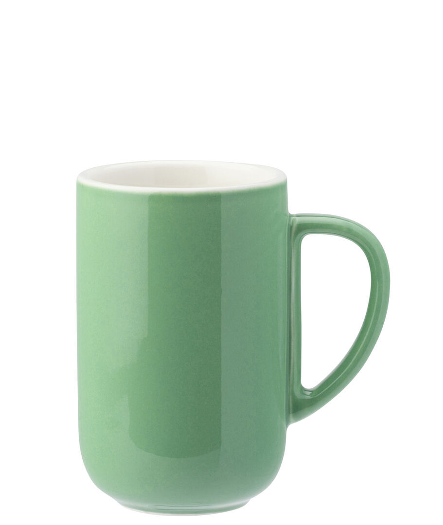 Barista Porcelain Style unique Drinking Green Bullet Mug 11oz (32cl)  Box of 6
