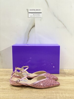 Walter Violet Damenschuh 1624 Glitter Rosa Absatz 10 37