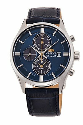 ORIENT Contemporary LIGHTCHARGE RN-TY0004L Chronograph Men's Watch New in Box