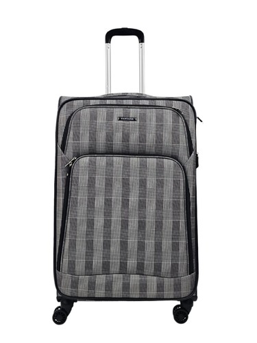 Leicht Koffer 8 Rad Gepäck Streifen Reise Trolley Hülle Weich Taschen - Bild 17 von 22