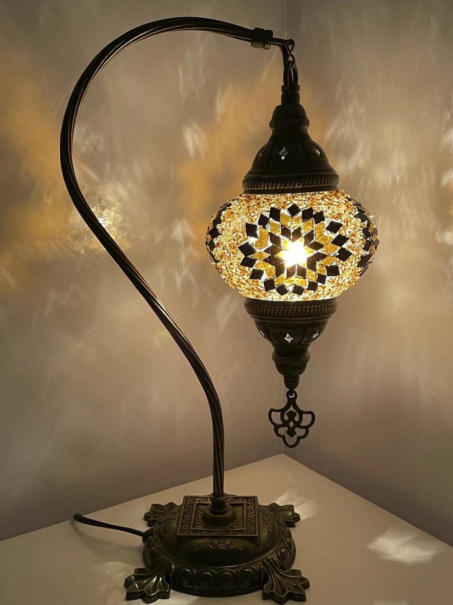 Gold mosaic table lamp deals