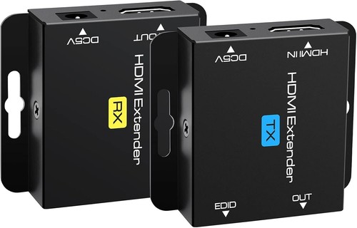 HDMI Extender 200ft Über Cat5e Cat6 Kabel für Hochauflösendes 1080p 3D Video ... - Bild 3 von 9