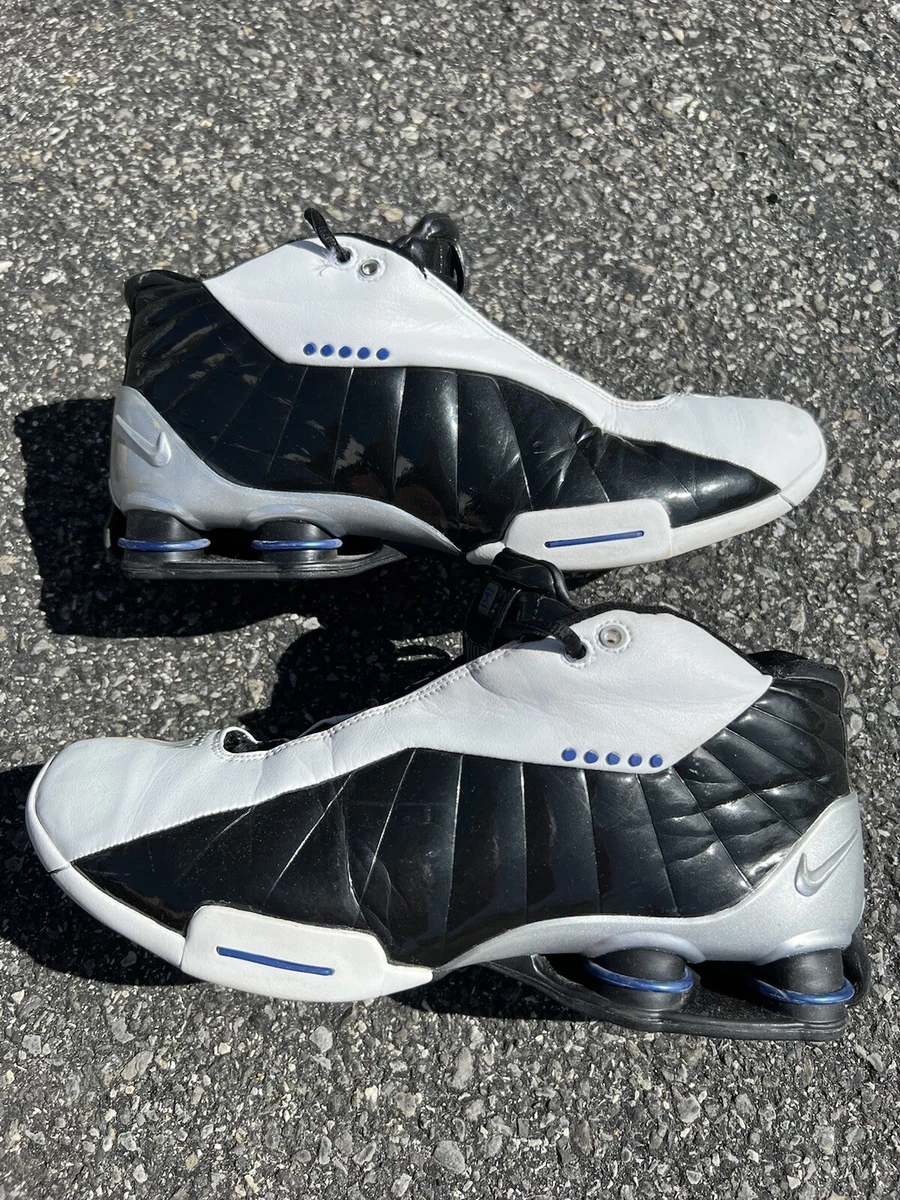 NIKE SHOX BB4 OG 2003 VINCE CARTER WHITE BLACK RACER BLUE SIZE 11.5