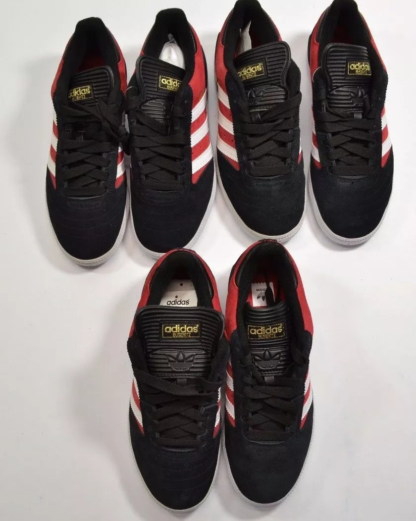 Adidas BUSENITZ Black Red White Gold Skateboarding Discounted 322 Men s Shoes
