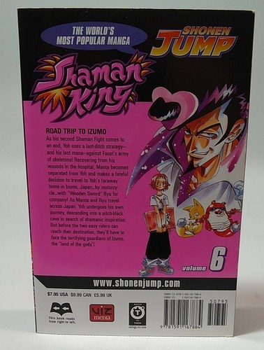 Shaman King Manga Vol.1,2,6 English Shonen Jump Hiroyuki Takei  - Paper Back - Imagen 7 de 7