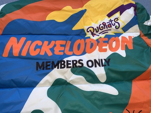 MEMBERS Only x Nickelodeon RUGRATS GIANT SCREEN AO ALL OVER HOODED JACKET - Picture 8 of 12