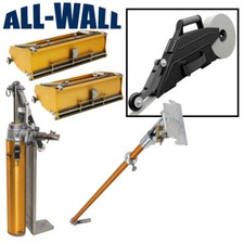 Tape Tech Drywall Flat Box Set 10/12" w/42 Handle, Pump, Filler, ZUNDER Banjo