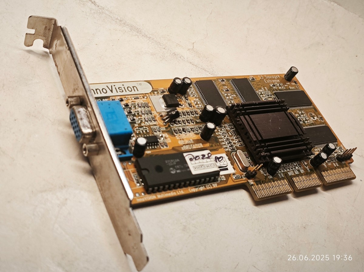 AGP 3D CARD Innovision S3 Savage4 Extreme (S3 86C396) 16 MB SDRAM