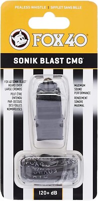 Fox 40 Sonik Blast CMG Whistle w/Lanyard ~ Official Coach Safety