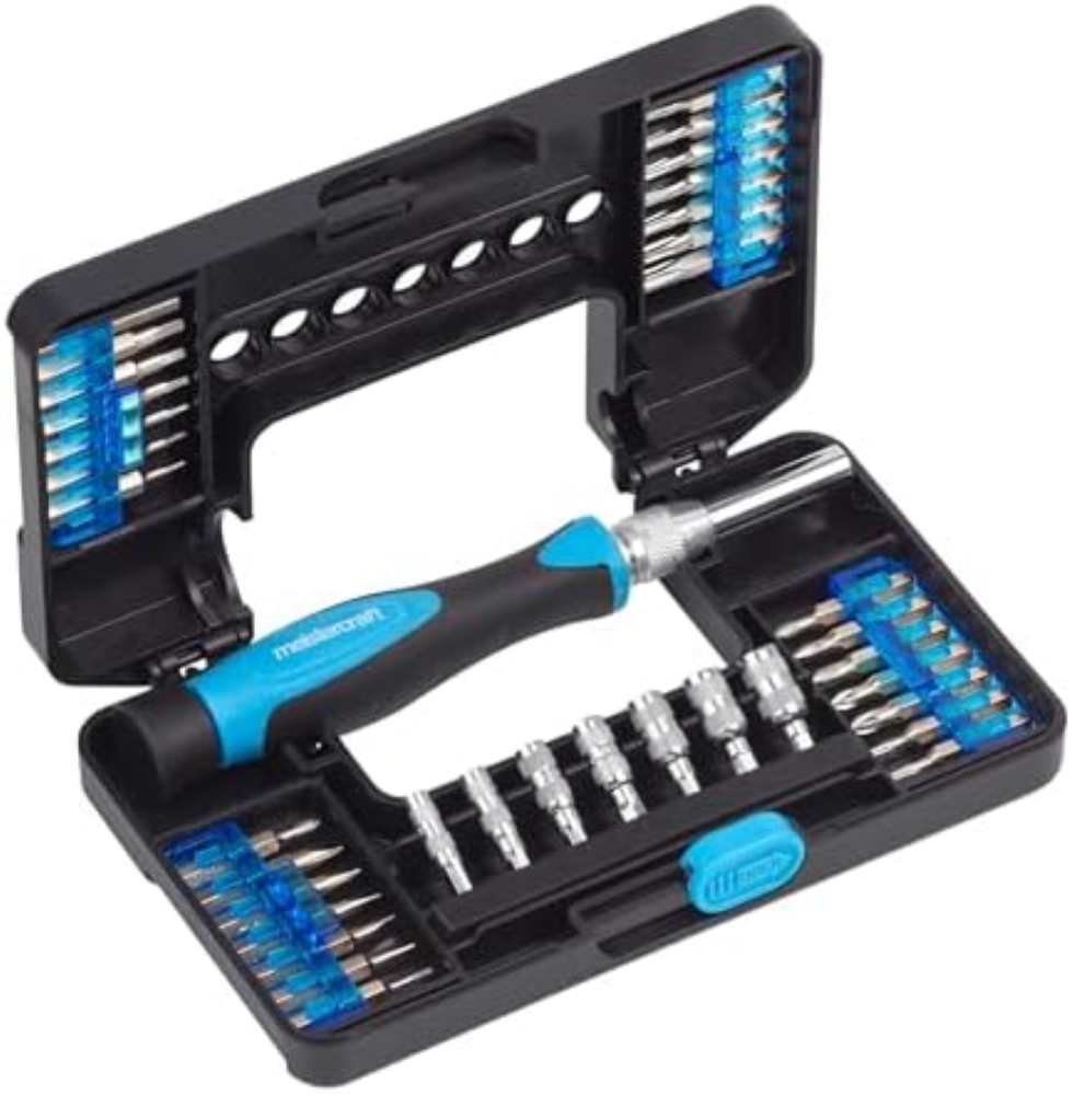 Meistercraft 3391640 - Set di punte per meccanici di precisione, 37 pezzi, in pr