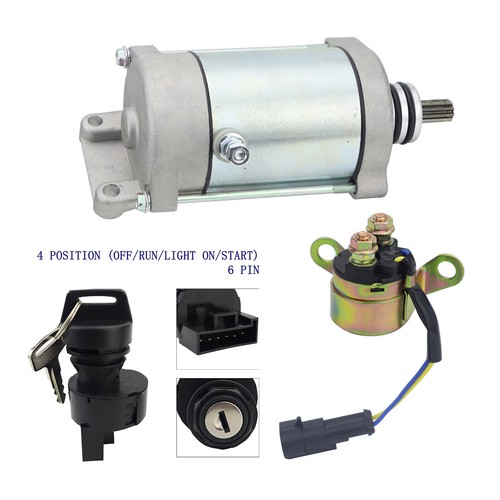 Starter&Relay For Polaris Sportsman 800 EFI INTL 2007 with Switch - 第 1/11 張圖片