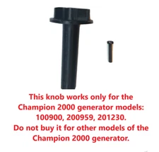 Champion Inverter Generator 2000  Watt Knob Switch Run Choke 3D printed part