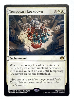 MTG Temporary Lockdown Dominaria United 036/281 NM Rare | eBay