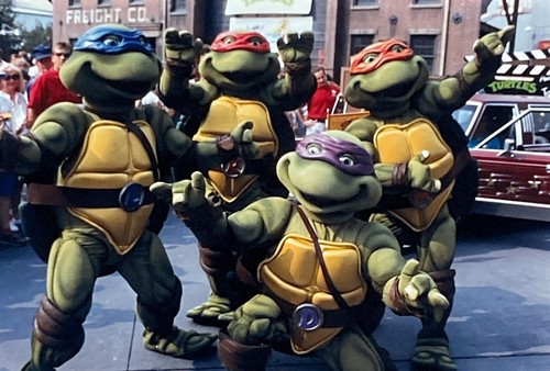 OA44-034 1990s Teenage Mutant Ninja Turtles Oscar Abolafia 35mm COLOR SLIDE