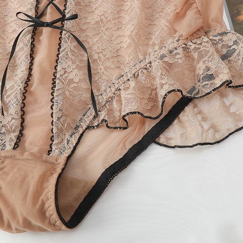 Women Lace French Knickers Lingerie Ladies Ruffle Briefs Panties Underwear N - Picture 5 of 22