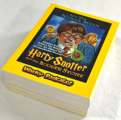 2018 Topps Garbage Pail Kids Wacky Packages Go to the Movies 90-Card YELLOW SET