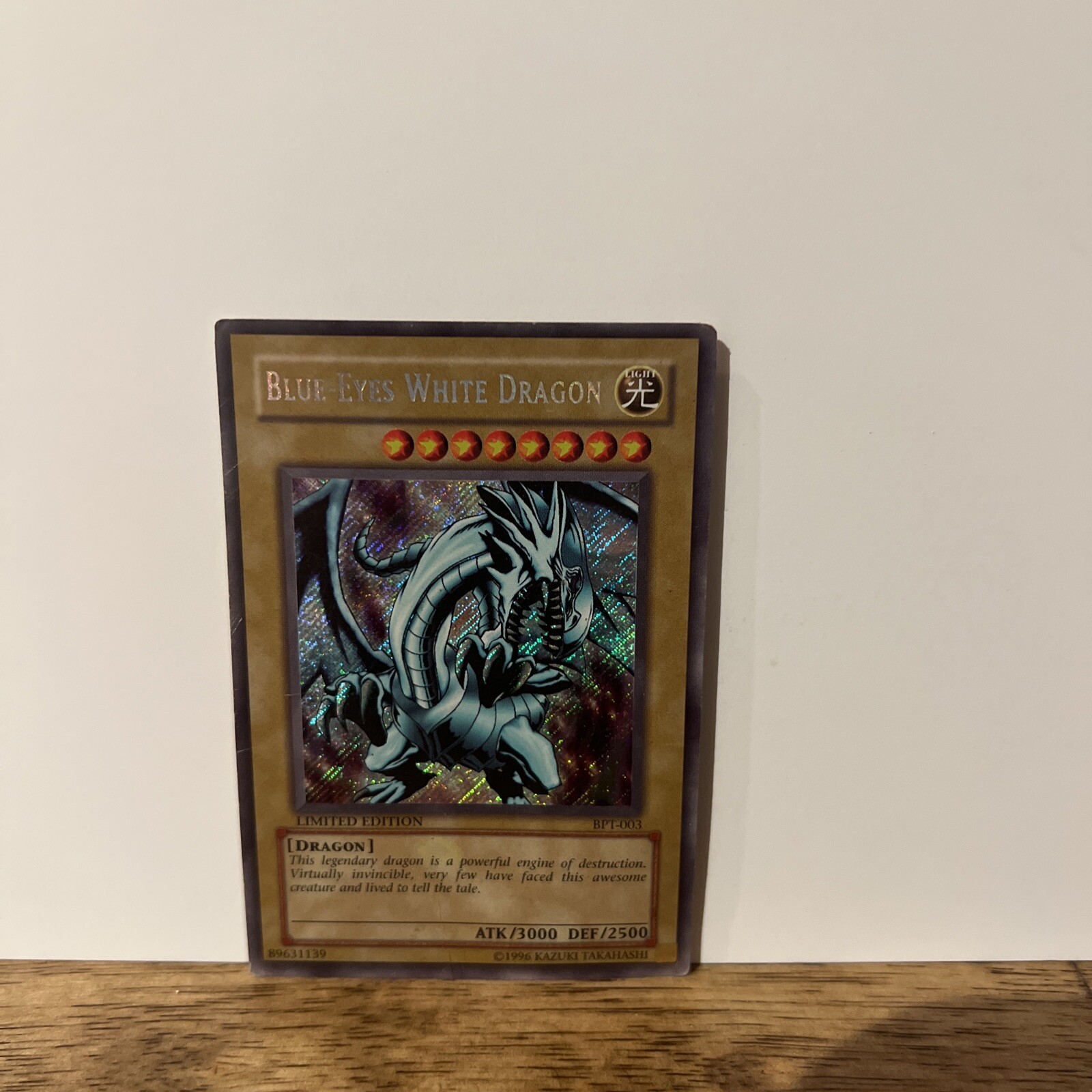 Blue Eyes White Dragon BPT003 Secret Rare Limited Edition YuGiOh Played With eBay