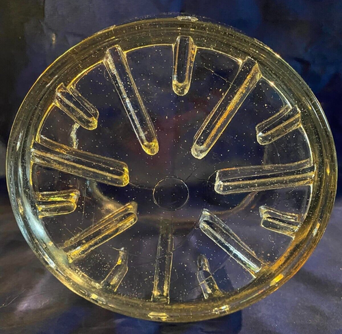 Antiguo contenedor de vidrio pesado conservador de queso sanitario de la década de 1930 granja - Imagen 13 de 14