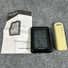 AcuRite Digital Weather Forecaster Model 00821 SBDI Clock Temperature Humidity