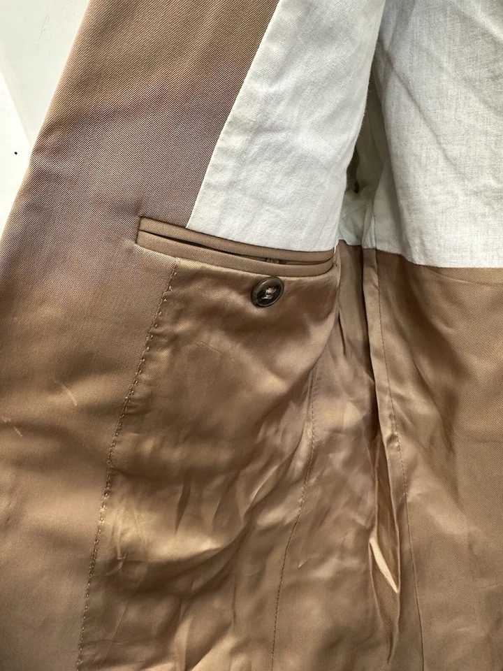 Chaqueta Blazer Para Hombre MAISON MARGIELA x H&M Beige Talla 48 Foto 4 de 4