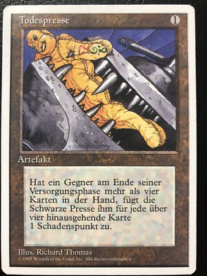 Fourth Edition Black Vise GERMAN FWB NM- MTG Magic The Gathering